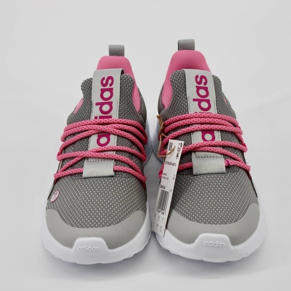 Adidas Lite Racer Adapt 5.0 Shoes Kids Size 4 in Pink/Grey NEW - Picture 5 of 8